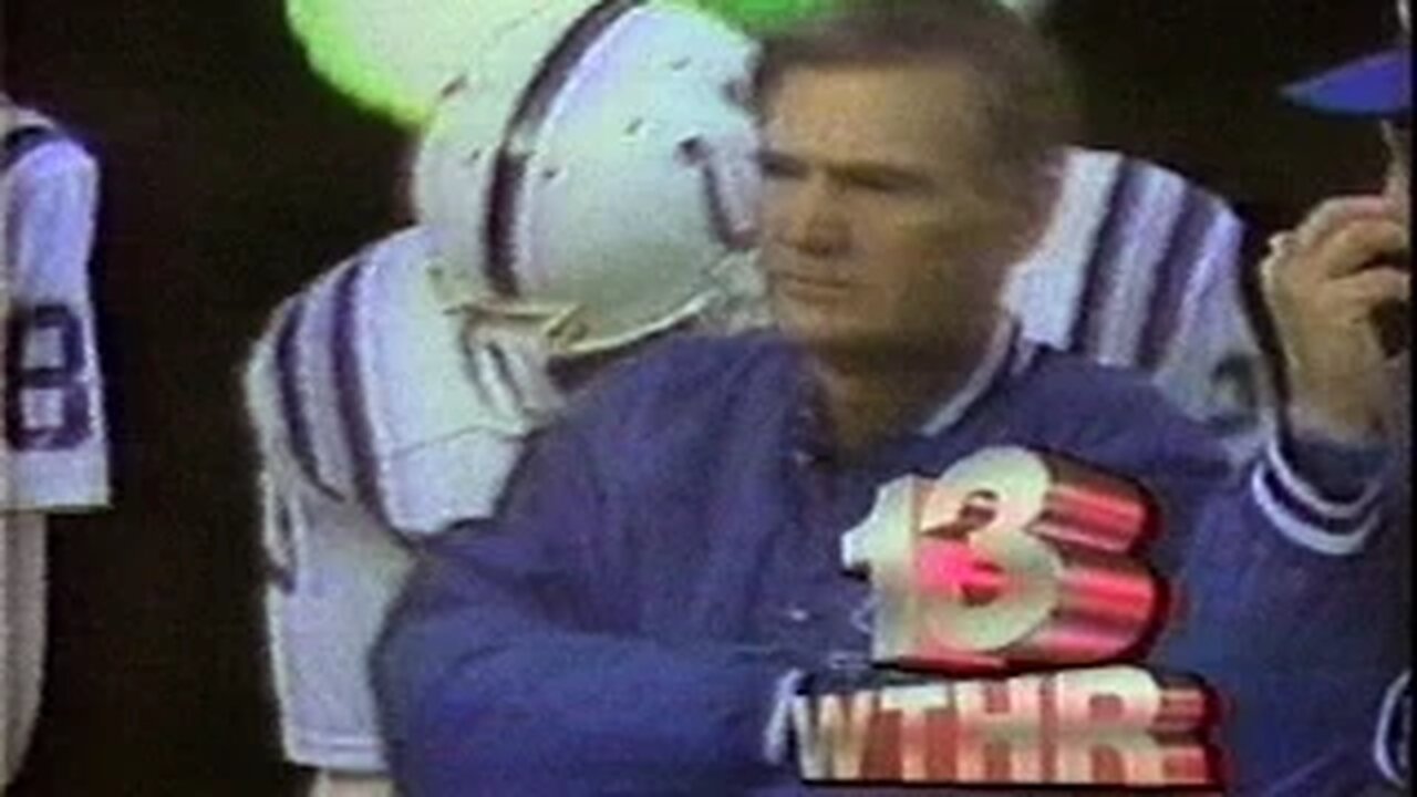 August 4, 1984 - Promo for the Frank Kush Show / Indianapolis Colts