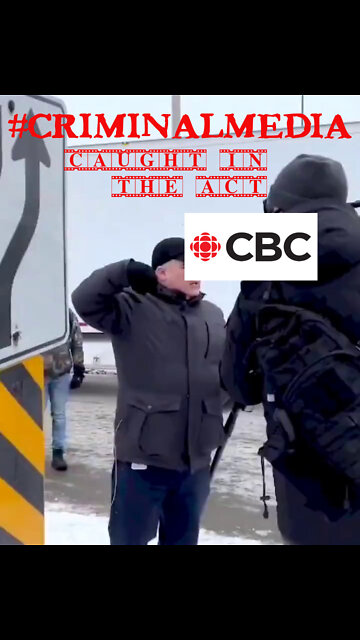 #CRIMINALMEDIA - CAUGHT IN THE ACT BY SUPPORTERS AT #THEGREATROLLINGAWAKENING