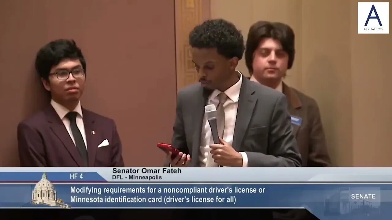 Racist Senator Omar Fateh, "White people are the problem"...HAHA!!!