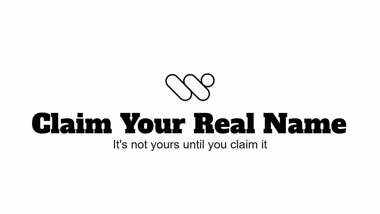 Intro to website - claimyourrealname com