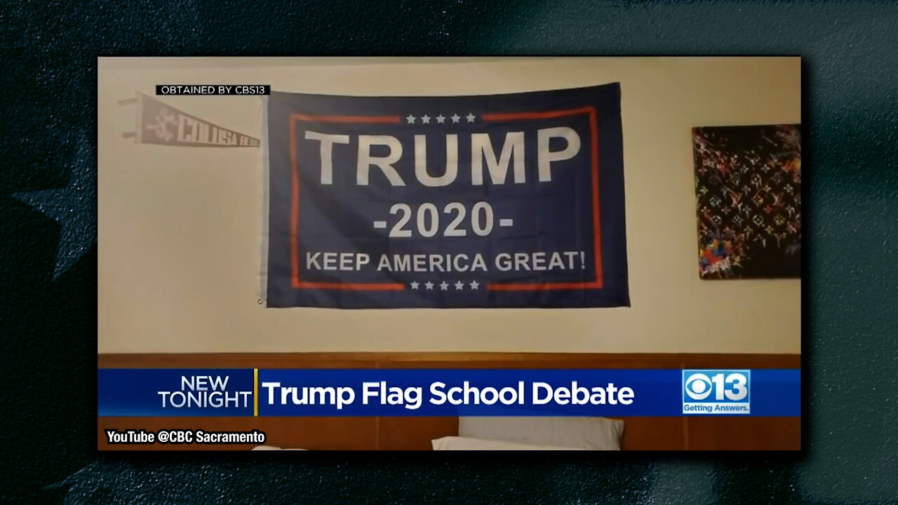 Teacher Threatened To Kick Student Out of Virtual Class Because of Trump Flag, His Response is Epic