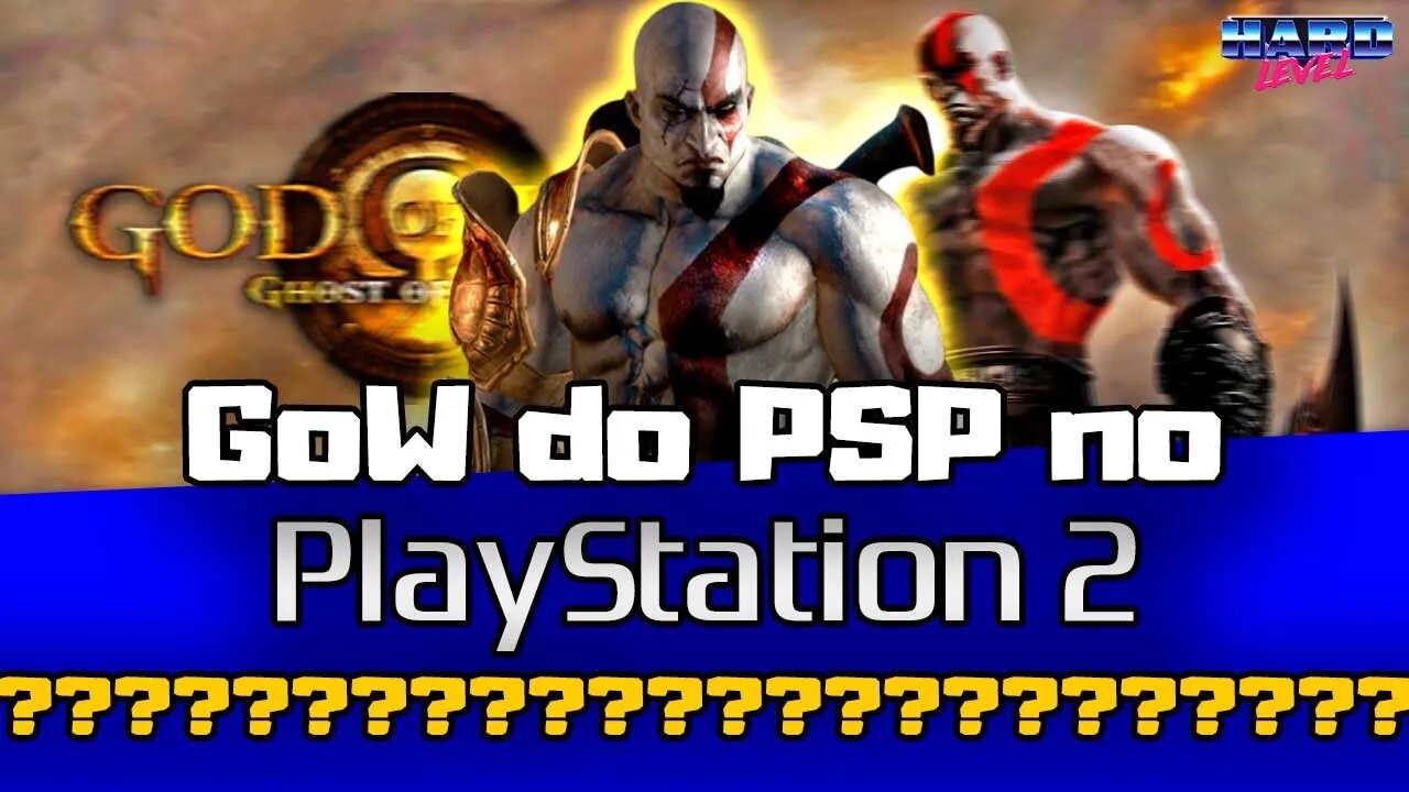 OLOCO BIXO EM PLENO SECULO 2022 JOGO SAINDO PRA PS2! GOD OF WAR GHOST OF SPARTA DO PSP PARA O PS2!