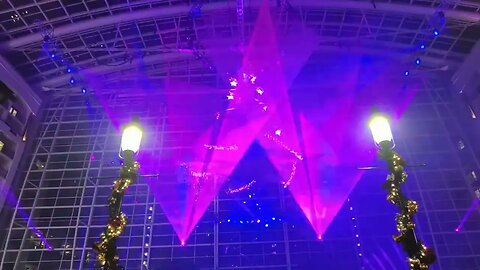 National Harbor Christmas Laser Show