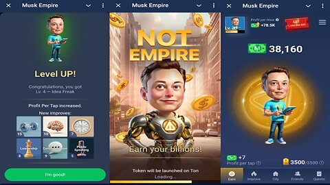 Musk Empire | Grow Your Own Start Up And Make Real Money | New Telegram Airdrop Mining Bot