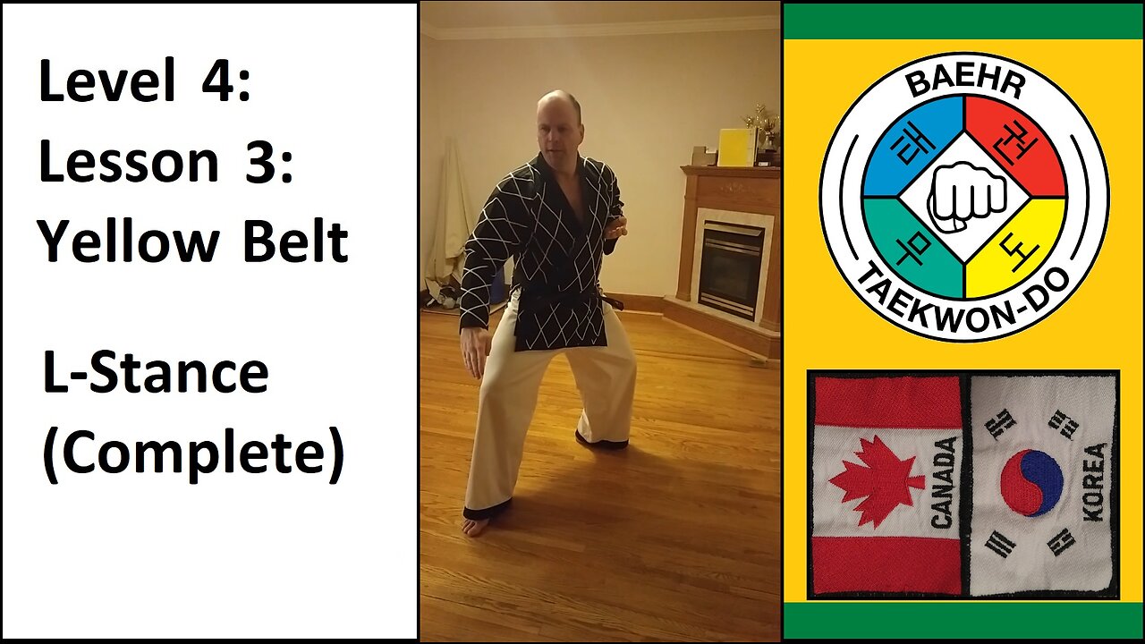 Baehr Taekwondo: 04-03: Green Stripe: L-Stance (Complete)