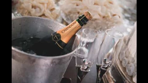 A subtle way of opening a bottle of champagne