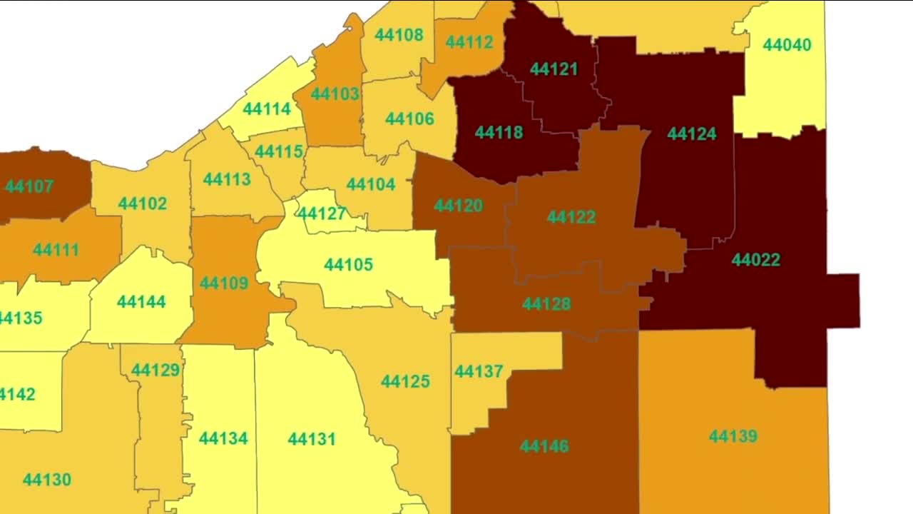 Cuyahoga Couny's health department says Covid-19 cases are widespread affecting nearly every space