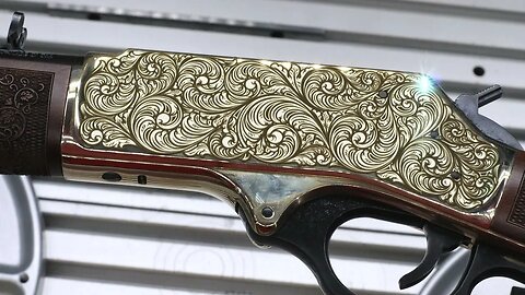 Laser Engraving A Henry Repeating Arms 30-30 Lever Action Rifle with my Artwork