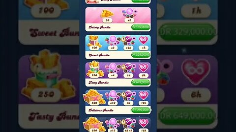 CANDY CRUSH SAGA BUNDLE PACKAGES