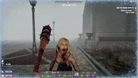 7 Days to Die: Navezgane Explore Day 8: Lost the House on the Hill and Horde night.