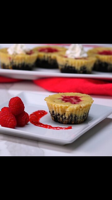 White Chocolate Raspberry Cheesecake Bites [GMG Originals]