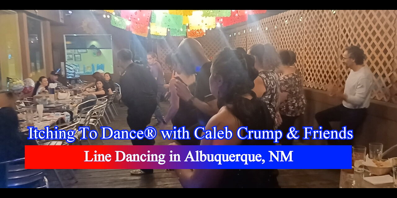 Cook Out Line Dance with Itching To Dance, Caleb Crump, and Friends in Albuquerque, New Mexico