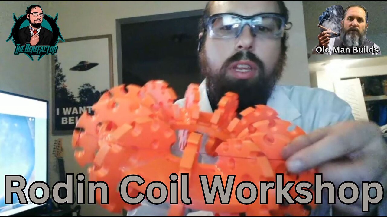 Old Man Builds Joins Benefactor "Rodin Coil Workshop"