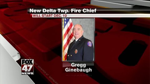 Gregg Ginebaugh Named New Delta Township Fire Chief
