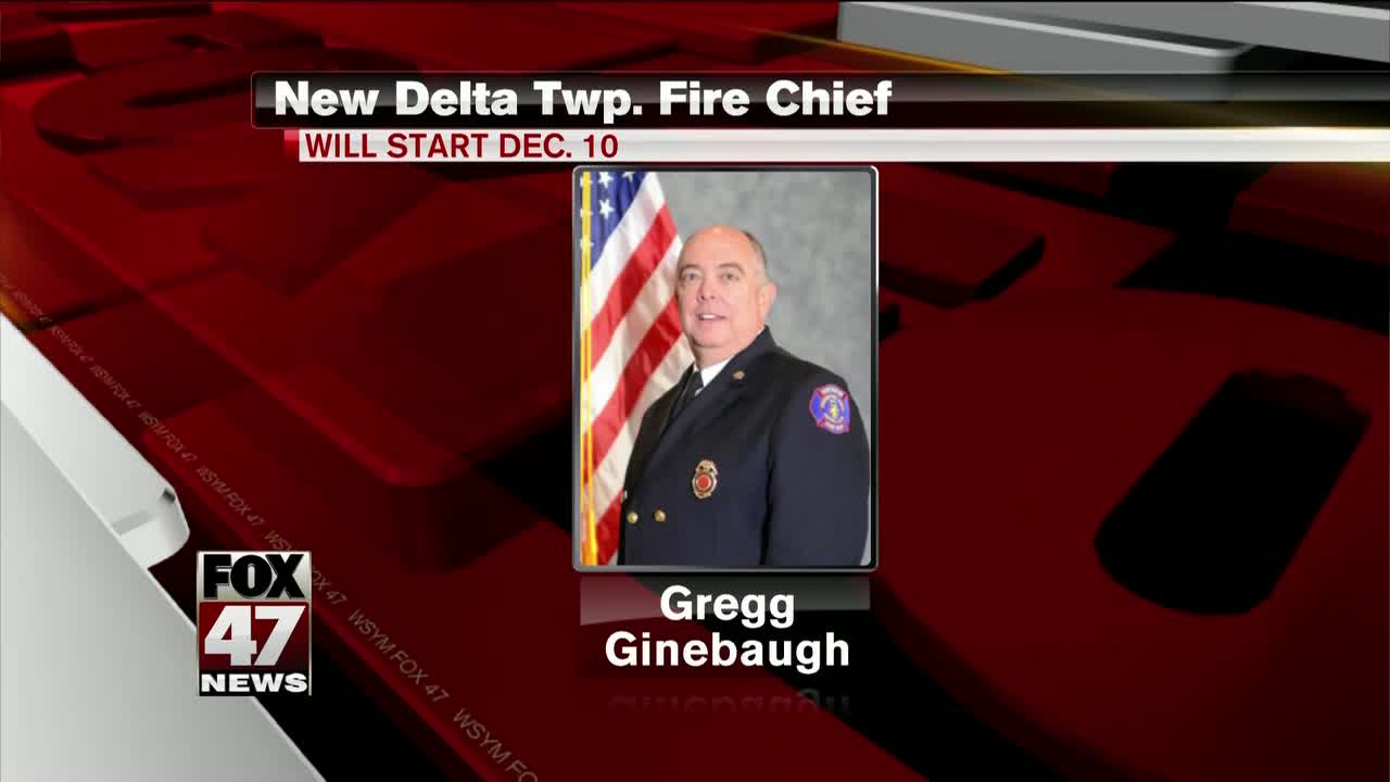 Gregg Ginebaugh Named New Delta Township Fire Chief