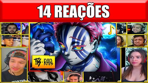 MULT REACT Hakai Satsu Akaza (Kimetsu no Yaiba) TK RAPS