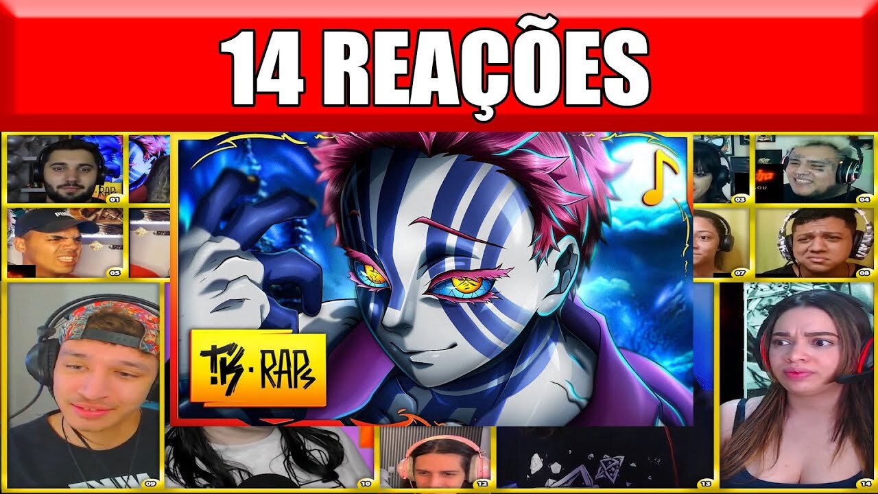 MULT REACT Hakai Satsu Akaza (Kimetsu no Yaiba) TK RAPS