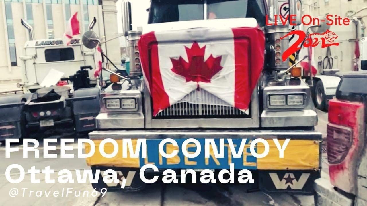 Truckers Freedom Convoy (Ottawa, Canada) February 12, 2022