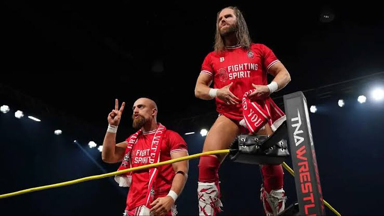 Grizzled Young Veterans—Zack Gibson & James Drake vs. The Outrunners—Turbo Floyd & Truth Magnum