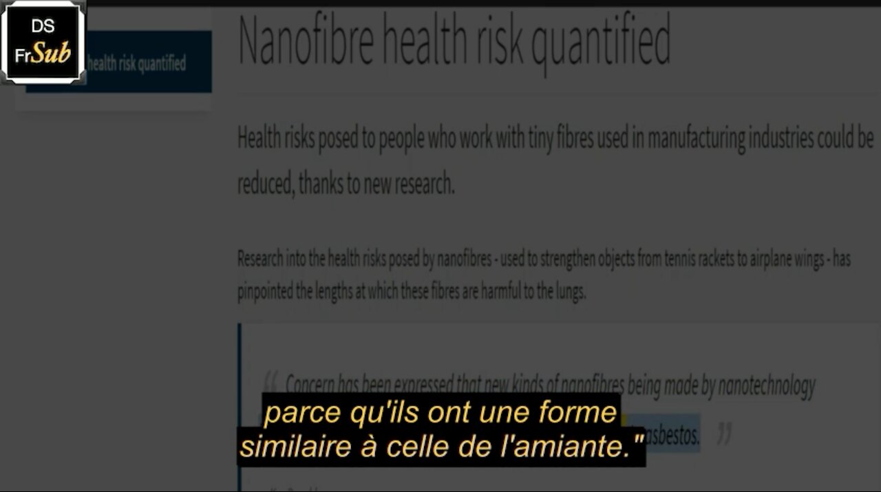 Etude universitaire sur les nano-fibres des masques... peut-être aussi dangereux que l'amiante !