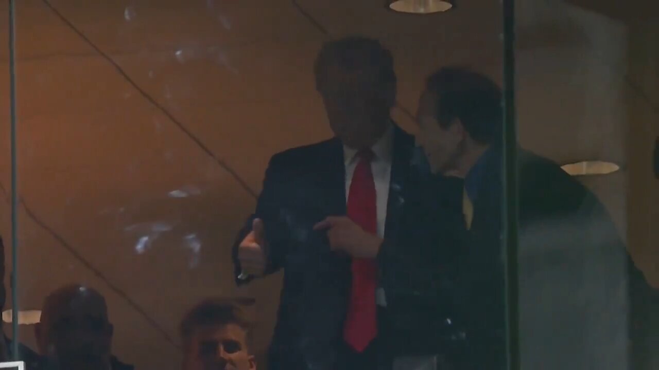 PRESIDENT TRUMP IS IN THE BUILDING FOR SNF IN PITTSBURGH.