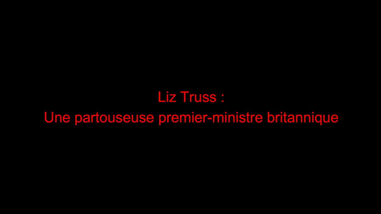 Liz Truss : une partouseuse premier-ministre britannique