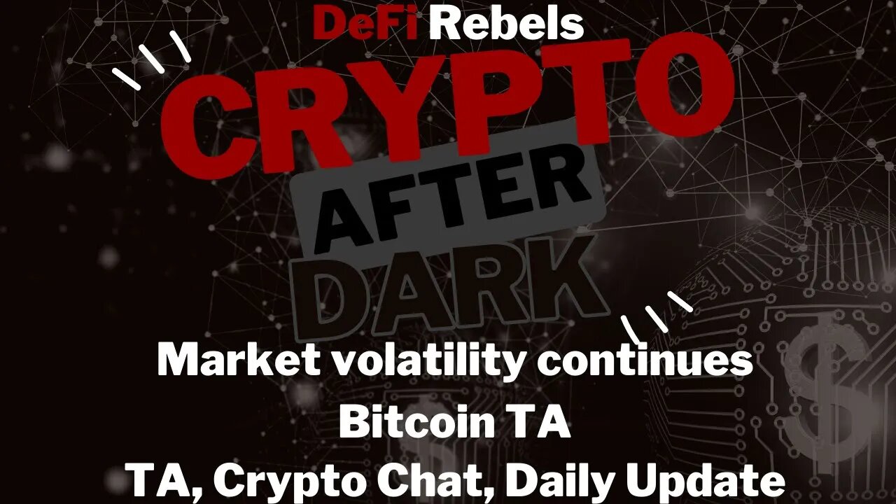 Crypto After Dark: Market Volatility Continues, Bitcoin TA