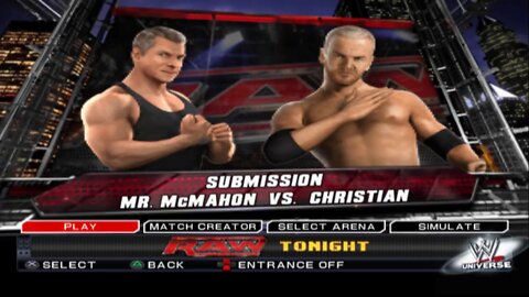 WWE SmackDown vs Raw 2011 Mr. McMahon vs Christian