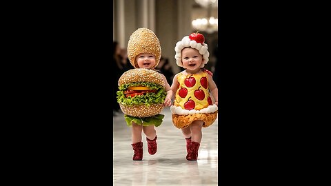 Yum-azing! Cute Babies Strut their Stuff in Food-Inspired Fashion Show!"