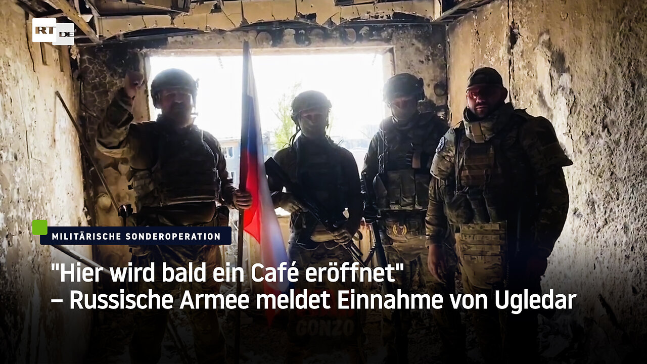 "Hier wird bald ein Café eröffnet" – Russische Armee meldet Einnahme von Ugledar