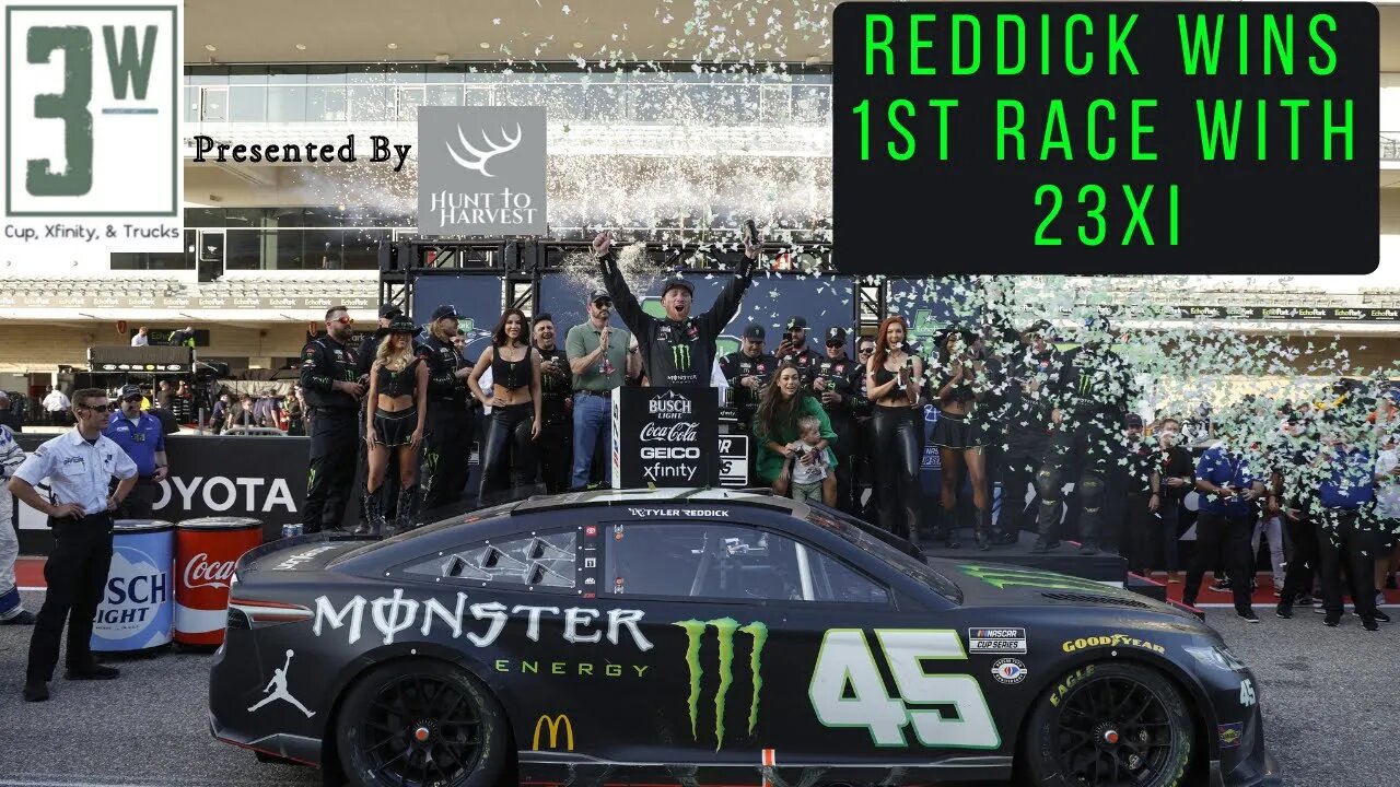 COTA Review. Tyler Reddick Wins 1st Race with 23XI Racing