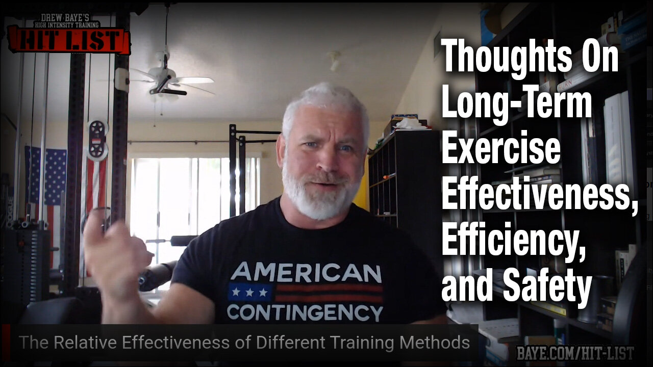 Relative Long-Term Effectiveness, Efficiency, and Safety of Different Training Methods