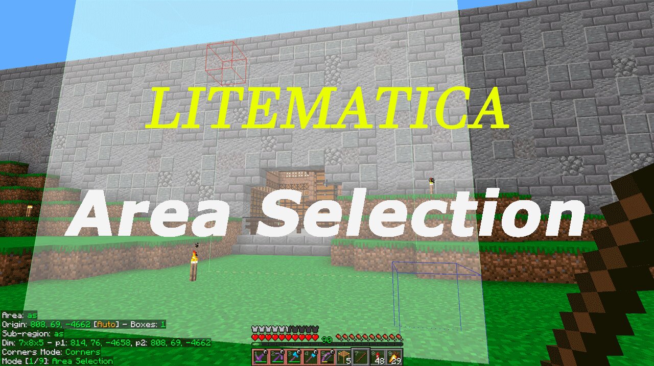 Minecraft Litematica (Did you Know) Area Selection could do this?