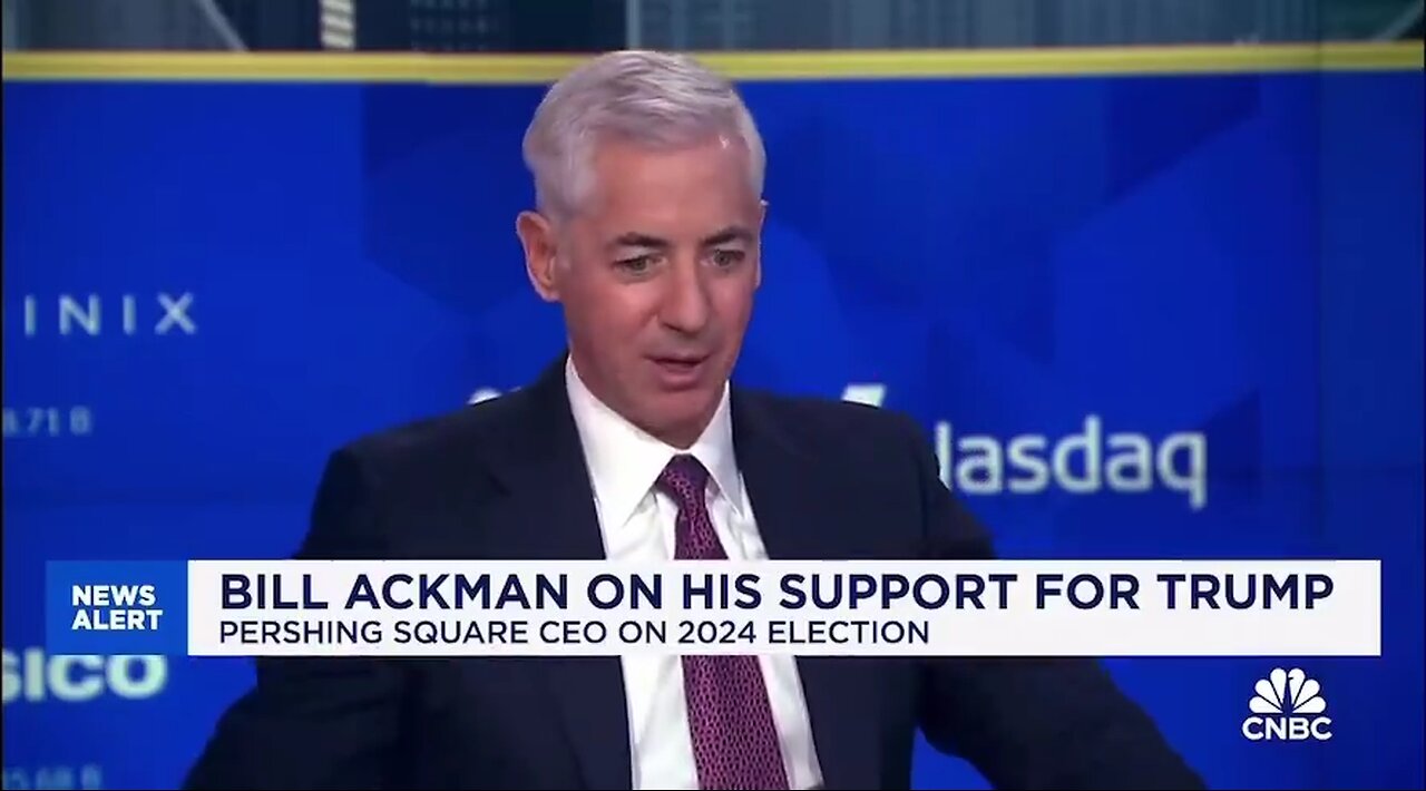 Bill Ackman on his support for Trump
