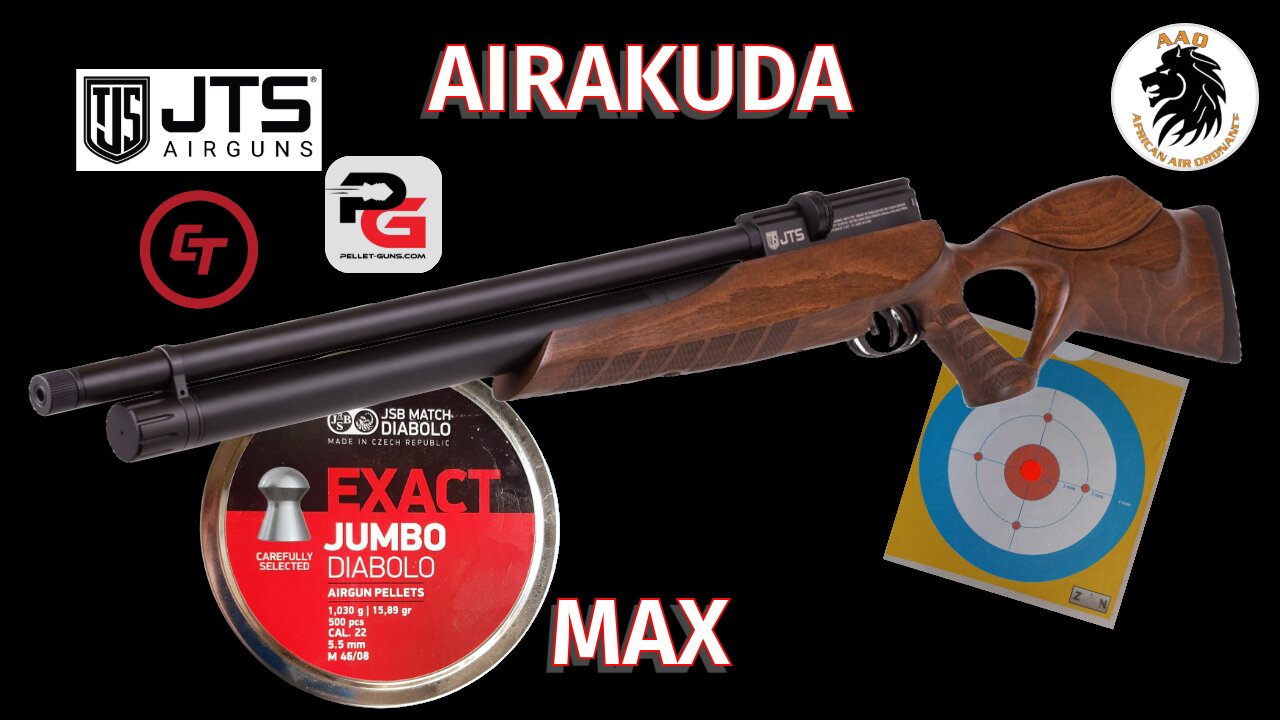 JTS Airguns USA Airakuda 5.5mm shooting JSB 15.85gn @ 55 yards