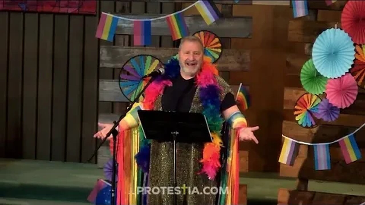 Pastor Strips Into A LGBTQ Dress During Pride Sunday Church Sermon