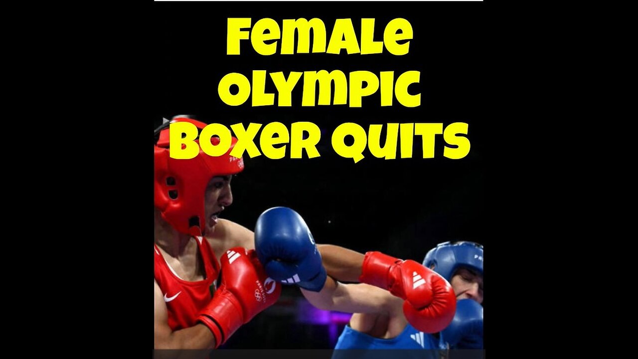 Female Olympic boxer quits fight against opponent embroiled in gender controversy