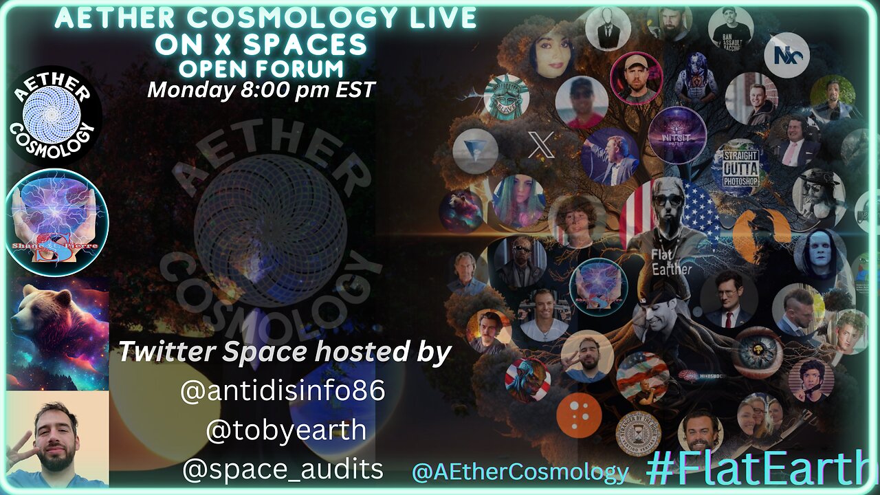 Aether Cosmology Live on X Spaces hosted by @aethercosmology