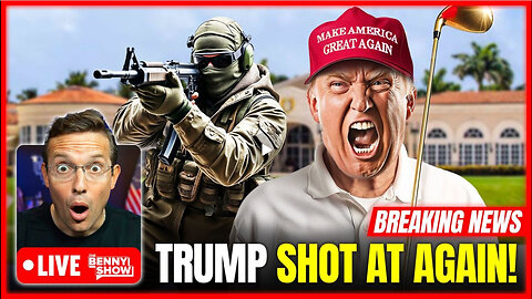 EMERGENCY: Second Trump Assassination Attempt Right NOW, Secret Service OPENS FIRE, Trump Shot At