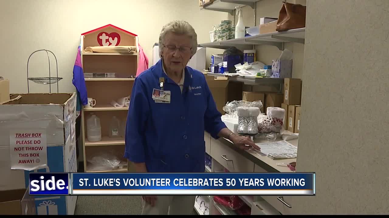 St. Lukes volunteer celebrates 50 years of service