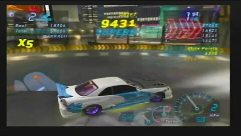 #ps2 #needforspeedunderground completing this drift challenge.