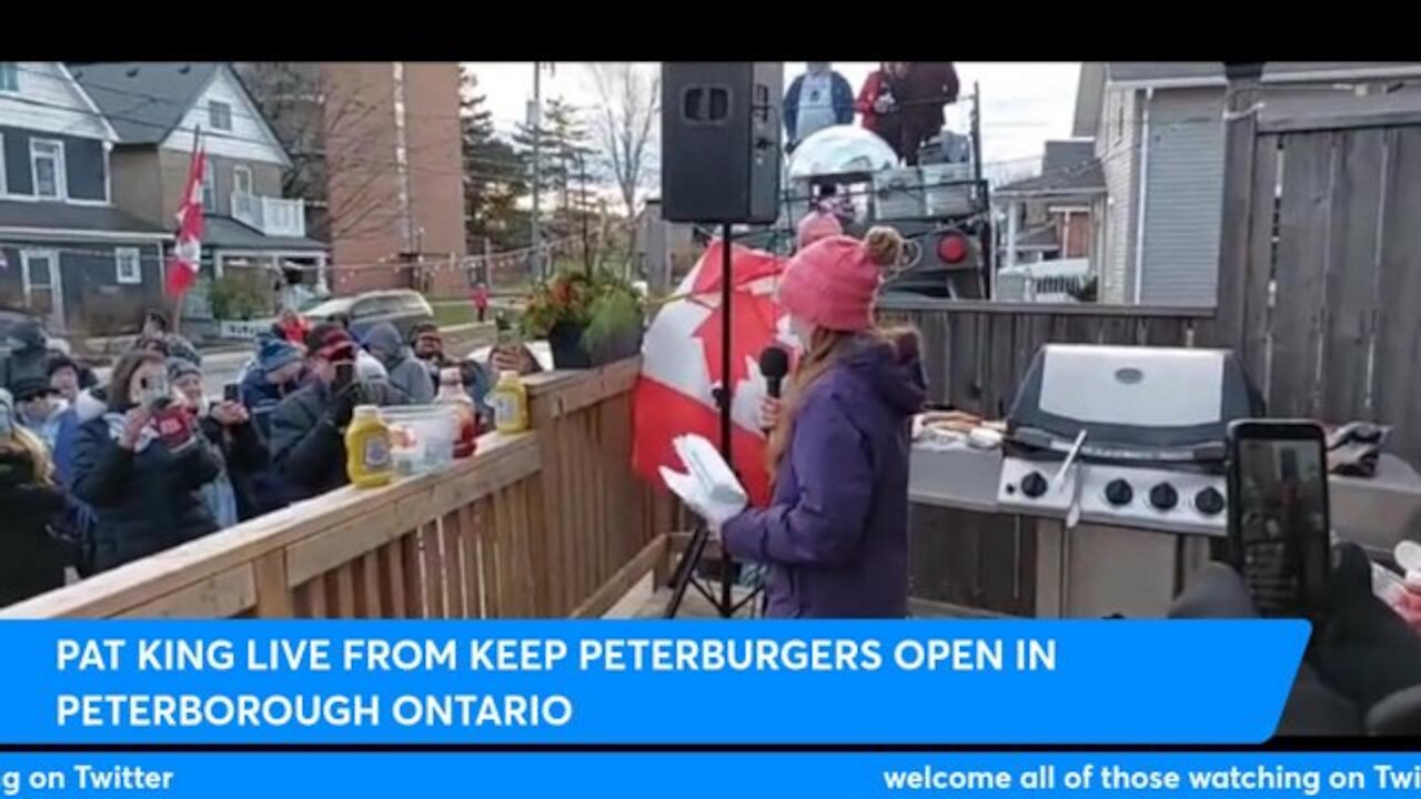 PAT KING LIVE FROM KEEP PETERBURGERS OPEN IN PETERBOROUGH ONTARIO