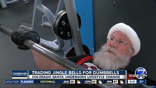 Denver Santa spends his offseason in the gym