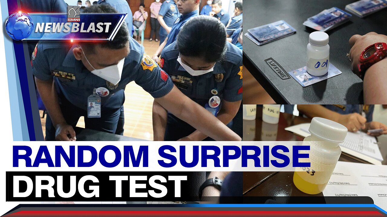 Police Regional Office 13, nagsagawa ng random drug testing sa hanay ng senior officers nito