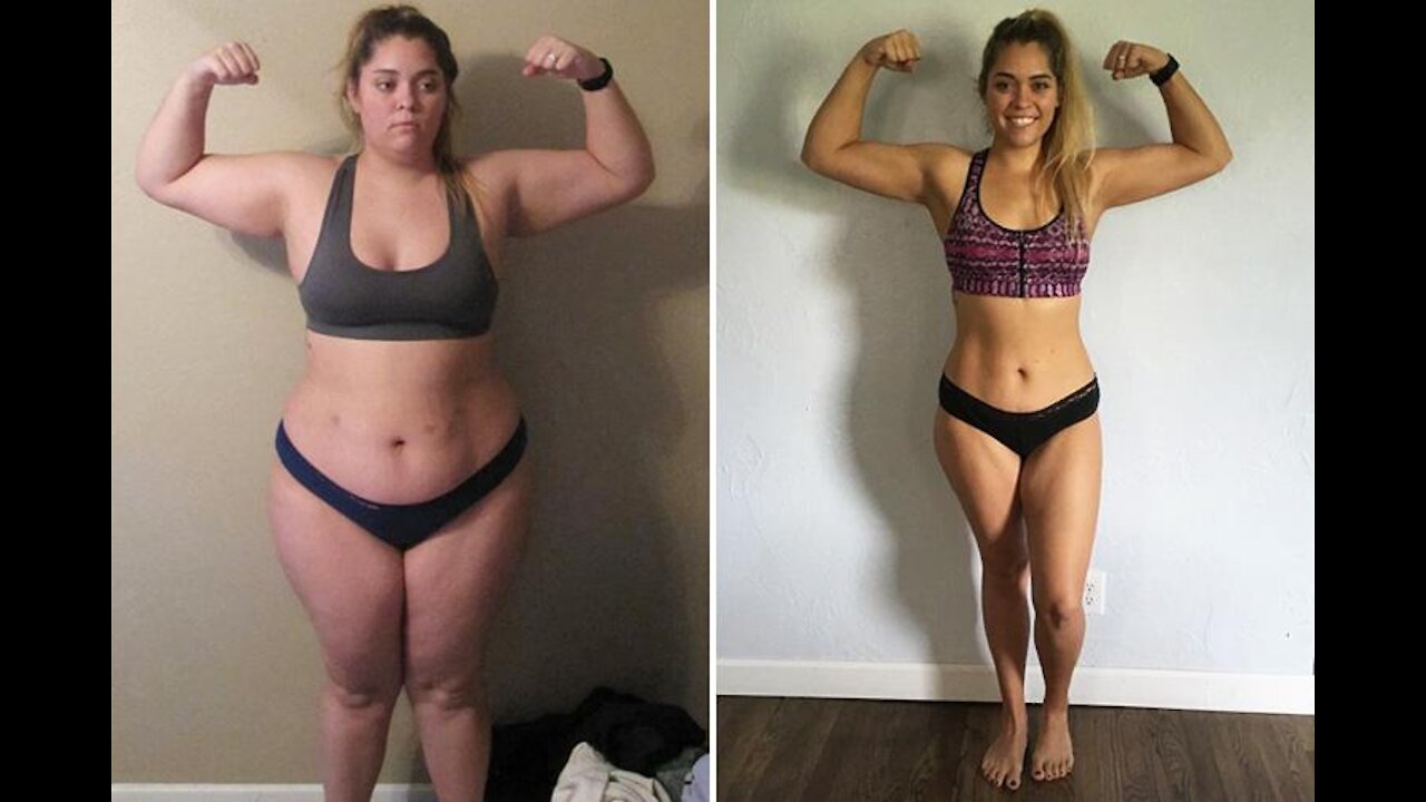 Weight loss transformation 1 month under