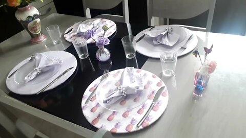 MESA POSTA PARA VOCÊ USAR NO DIA A DIA 💐