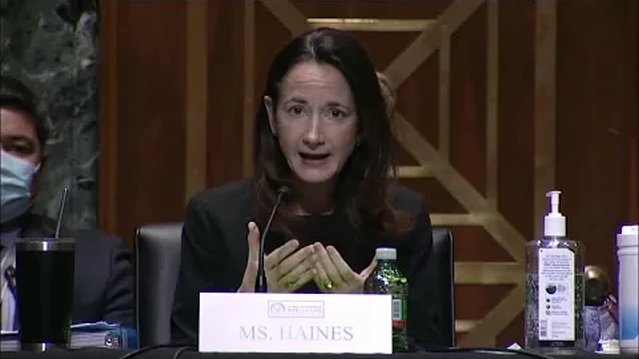 Acting Chairman Rubio Questions DNI Nominee Avril Haines at Senate Intelligence Committee Hearing