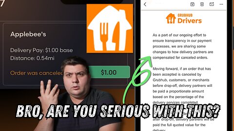 Cancelation Pay Policy on Grubhub! - EVERYTHING You MUST Know!! (UPDATE)