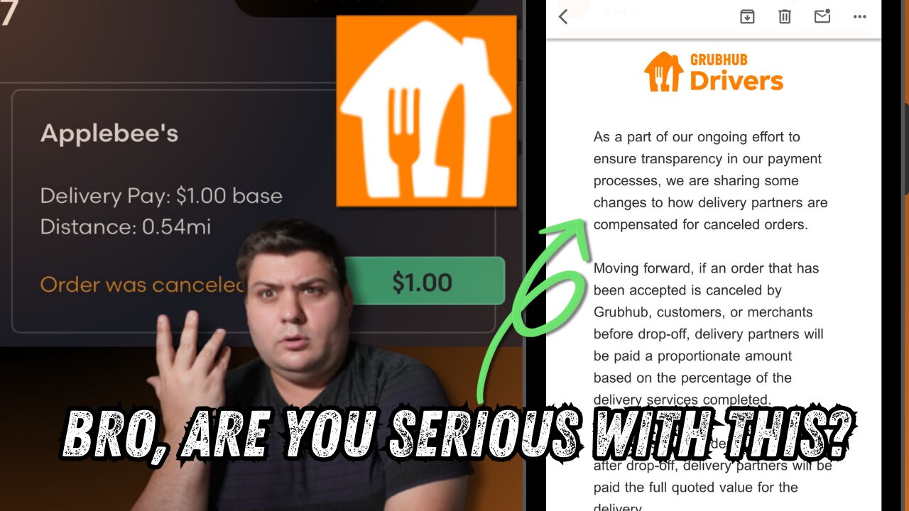 Cancelation Pay Policy on Grubhub! - EVERYTHING You MUST Know!! (UPDATE)