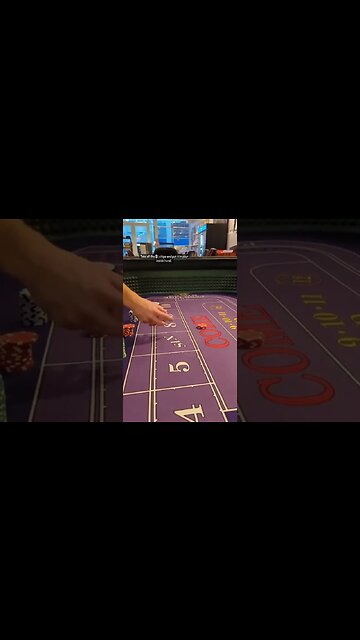 pressing by one unit $18 to $24 on 6 and 8 Craps dealer tips!!